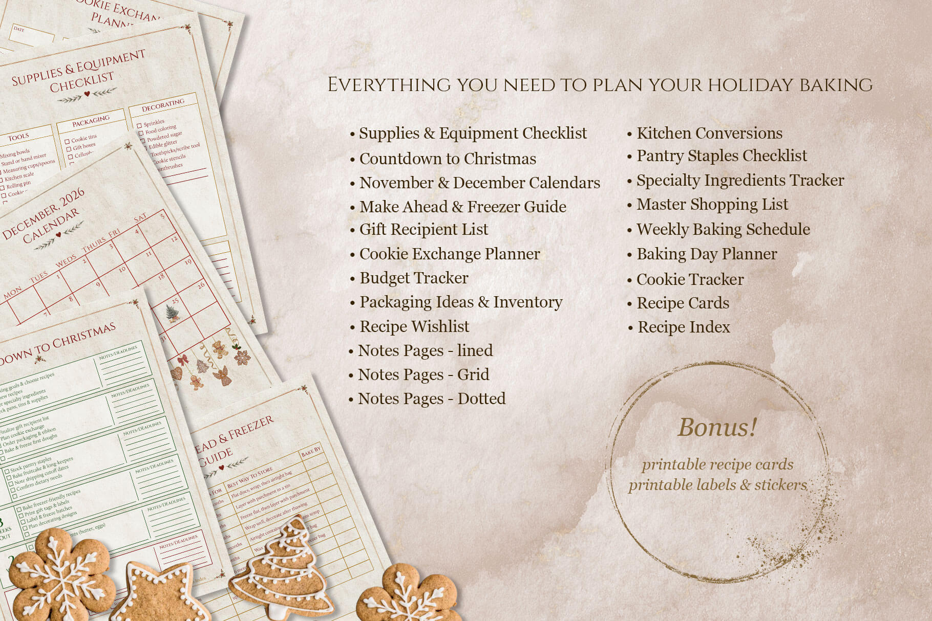 Christmas Baking Planner 2.1